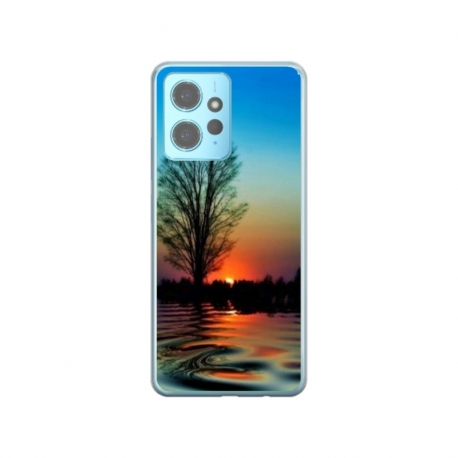 Husa personalizata tip carcasa HQPrint pentru Xiaomi Poco X5 Pro 5G, model Apus, multicolor, S1D1M0006