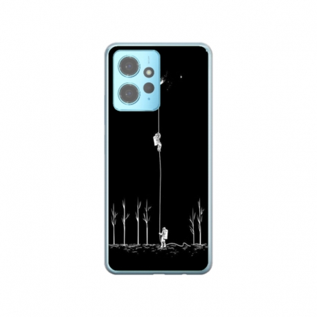 Husa personalizata tip carcasa HQPrint pentru Xiaomi Poco X5 Pro 5G, model Climbing to the Moon, multicolor, S1D1M0233