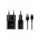 Incarcator Compatibil 2A SAMSUNG EP-TA20EBE Fast Charge + Cablu MicroUSB (Negru) BULK