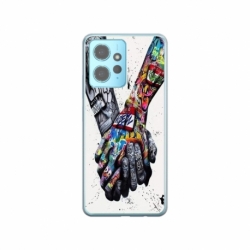 Husa personalizata tip carcasa HQPrint pentru Xiaomi Poco X5 Pro 5G, model Abstract Holding, multicolor, S1D1M0271