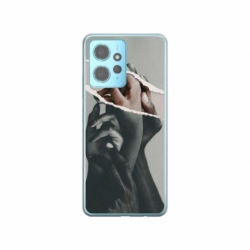 Husa personalizata tip carcasa HQPrint pentru Xiaomi Poco X5 Pro 5G, model Black and White Hands, multicolor, S1D1M0300