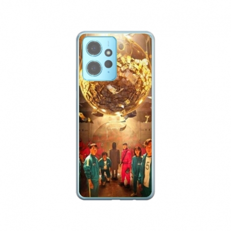 Husa personalizata tip carcasa HQPrint pentru Xiaomi Redmi Note 12, model Squid Game 11, multicolor, S1D1M0183