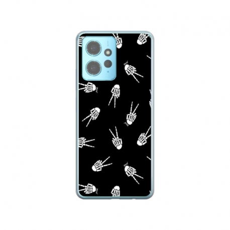 Husa personalizata tip carcasa HQPrint pentru Xiaomi Redmi Note 12, model OK Skelly, multicolor, S1D1M0388