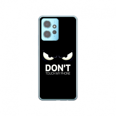 Husa personalizata tip carcasa HQPrint pentru Xiaomi Redmi Note 12S, model Dont touch my phone 1, multicolor, S1D1M0035