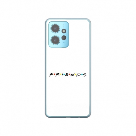 Husa personalizata tip carcasa HQPrint pentru Xiaomi Redmi Note 12S, model FRIENDS 1, multicolor, S1D1M0043