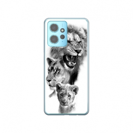 Husa personalizata tip carcasa HQPrint pentru Xiaomi Redmi Note 12S, model Lion 3, multicolor, S1D1M0118
