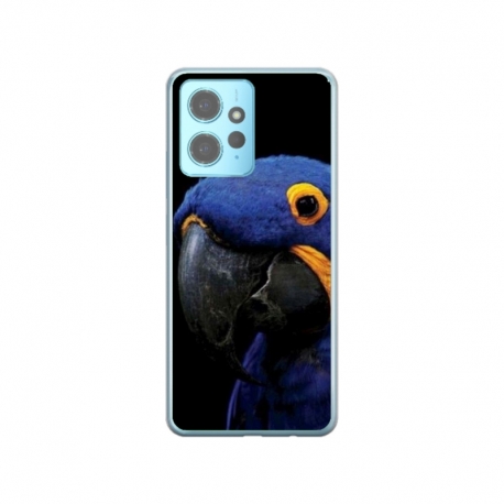 Husa personalizata tip carcasa HQPrint pentru Xiaomi Redmi Note 12S, model Blue Parrot, multicolor, S1D1M0145