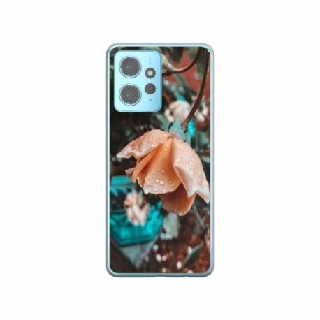 Husa personalizata tip carcasa HQPrint pentru Xiaomi Redmi Note 12S, model Flowers 10, multicolor, S1D1M0149