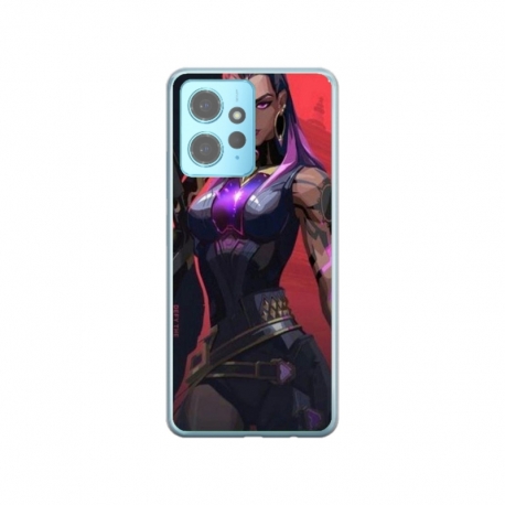 Husa personalizata tip carcasa HQPrint pentru Xiaomi Redmi Note 12S, model Valorant, multicolor, S1D1M0157