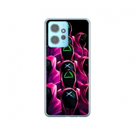 Husa personalizata tip carcasa HQPrint pentru Xiaomi Redmi Note 12S, model Squid Game 8, multicolor, S1D1M0180