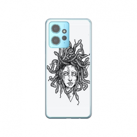 Husa personalizata tip carcasa HQPrint pentru Xiaomi Redmi Note 12S, model Medusa 2, multicolor, S1D1M0230