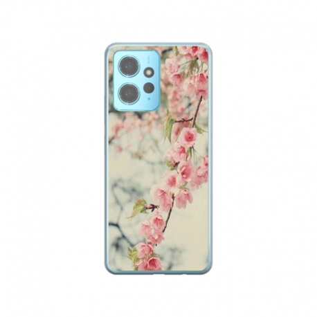 Husa personalizata tip carcasa HQPrint pentru Xiaomi Redmi Note 12S, model Flowers 18, multicolor, S1D1M0245