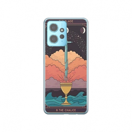 Husa personalizata tip carcasa HQPrint pentru Xiaomi Redmi Note 12S, model Tarrot, multicolor, S1D1M0267