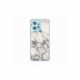 Husa personalizata tip carcasa HQPrint pentru Xiaomi Redmi Note 12S, model White Marble, multicolor, S1D1M0325