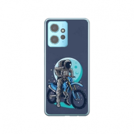 Husa personalizata tip carcasa HQPrint pentru Xiaomi Redmi Note 12S, model Biker Astronaout, multicolor, S1D1M0375