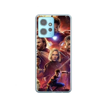 Husa personalizata tip carcasa HQPrint pentru Xiaomi Redmi Note 12 5G, model Avengers Inifinity War, multicolor, S1D1M0010