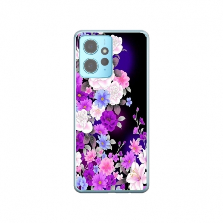 Husa personalizata tip carcasa HQPrint pentru Xiaomi Redmi Note 12 5G, model Flowers 3, multicolor, S1D1M0039