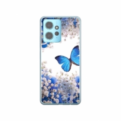 Husa personalizata tip carcasa HQPrint pentru Xiaomi Redmi Note 12 5G, model Butterfly 4, multicolor, S1D1M0041