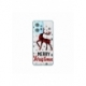 Husa personalizata tip carcasa HQPrint pentru Xiaomi Redmi Note 12 5G, model Merry Christmas Reindeer 1, multicolor, S1D1M0049