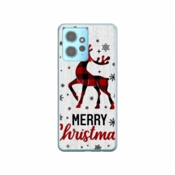 Husa personalizata tip carcasa HQPrint pentru Xiaomi Redmi Note 12 5G, model Merry Christmas Reindeer 1, multicolor, S1D1M0049