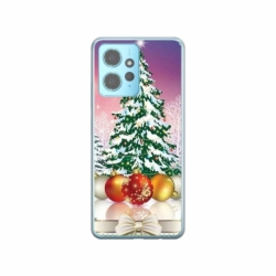 Husa personalizata tip carcasa HQPrint pentru Xiaomi Redmi Note 12 5G, model Christmas Tree 1, multicolor, S1D1M0057