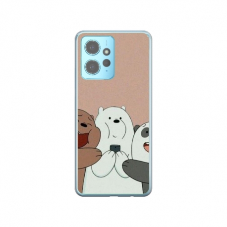 Husa personalizata tip carcasa HQPrint pentru Xiaomi Redmi Note 12 5G, model Bears 2, multicolor, S1D1M0089