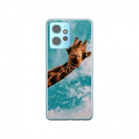 Husa personalizata tip carcasa HQPrint pentru Xiaomi Redmi Note 12 5G, model Giraffe 2, multicolor, S1D1M0096