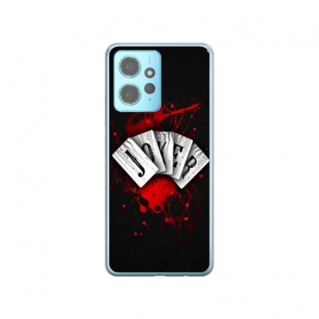 Husa personalizata tip carcasa HQPrint pentru Xiaomi Redmi Note 12 5G, model Joker 1, multicolor, S1D1M0106