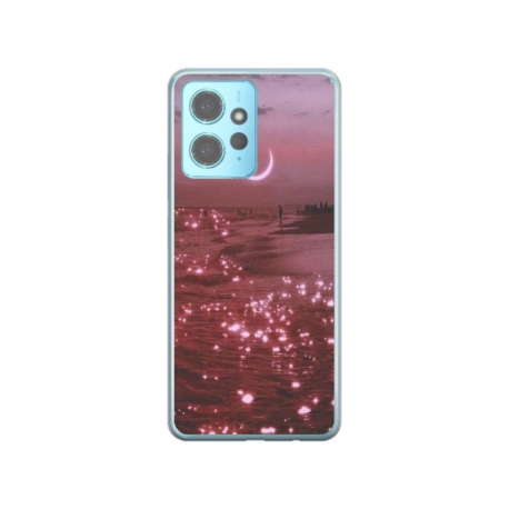 Husa personalizata tip carcasa HQPrint pentru Xiaomi Redmi Note 12 5G, model Pink Sky, multicolor, S1D1M0129