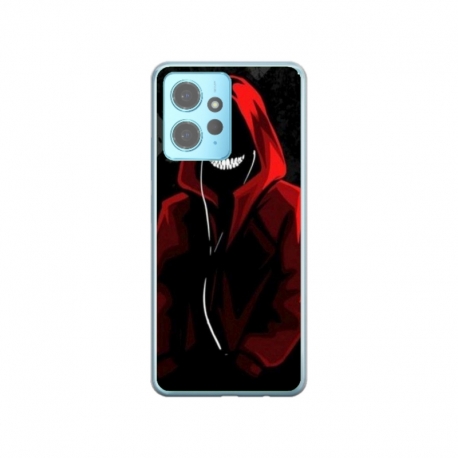 Husa personalizata tip carcasa HQPrint pentru Xiaomi Redmi Note 12 5G, model Evil Hoodie Man, multicolor, S1D1M0197