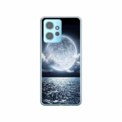 Husa personalizata tip carcasa HQPrint pentru Xiaomi Redmi Note 12 5G, model Moon Sky, multicolor, S1D1M0228