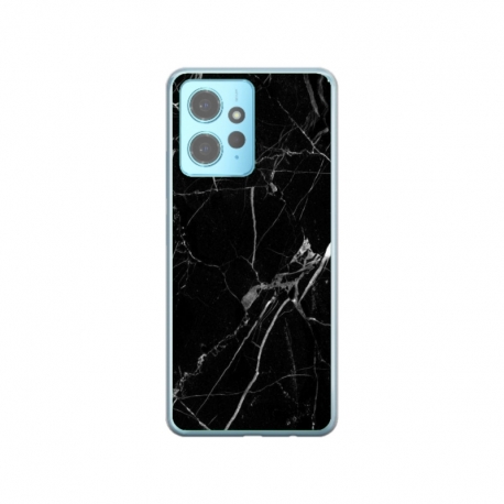 Husa personalizata tip carcasa HQPrint pentru Xiaomi Redmi Note 12 5G, model Black Marble, multicolor, S1D1M0229