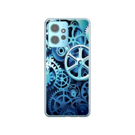 Husa personalizata tip carcasa HQPrint pentru Xiaomi Redmi Note 12 5G, model Clockwork, multicolor, S1D1M0250