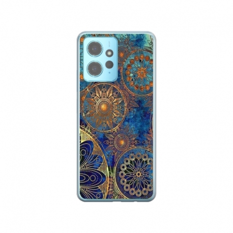 Husa personalizata tip carcasa HQPrint pentru Xiaomi Redmi Note 12 5G, model Mandela 3, multicolor, S1D1M0256