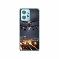 Husa personalizata tip carcasa HQPrint pentru Xiaomi Redmi Note 12 5G, model Airplane Landing, multicolor, S1D1M0266