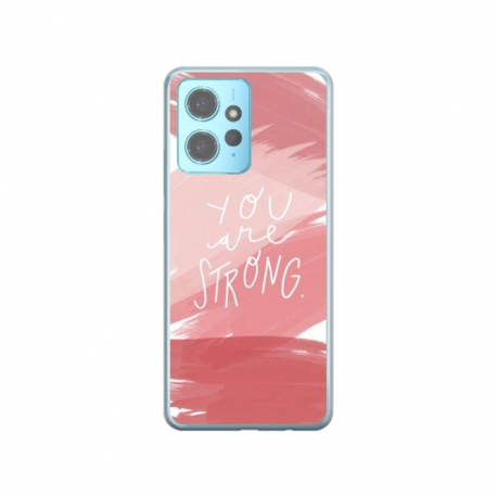 Husa personalizata tip carcasa HQPrint pentru Xiaomi Redmi Note 12 5G, model You are Strong, multicolor, S1D1M0275