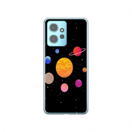 Husa personalizata tip carcasa HQPrint pentru Xiaomi Redmi Note 12 5G, model Colorful Galaxy, multicolor, S1D1M0283