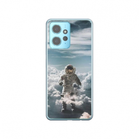 Husa personalizata tip carcasa HQPrint pentru Xiaomi Redmi Note 12 5G, model Astronaut in the Clouds, multicolor, S1D1M0290