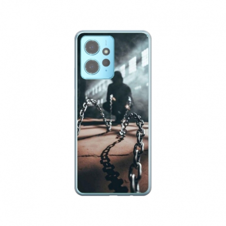 Husa personalizata tip carcasa HQPrint pentru Xiaomi Redmi Note 12 5G, model Chain Man, multicolor, S1D1M0296