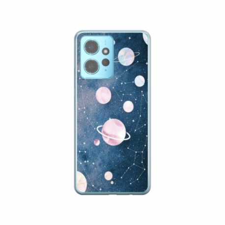 Husa personalizata tip carcasa HQPrint pentru Xiaomi Redmi Note 12 5G, model Solar System, multicolor, S1D1M0313