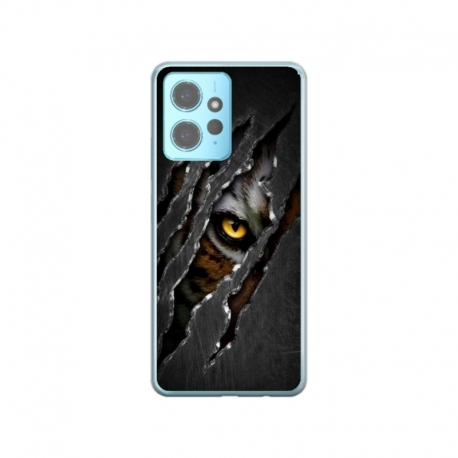 Husa personalizata tip carcasa HQPrint pentru Xiaomi Redmi Note 12 5G, model Hidden Tiger, multicolor, S1D1M0332