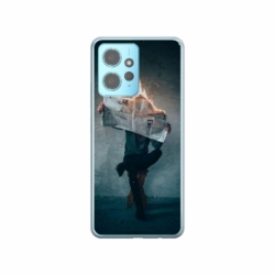 Husa personalizata tip carcasa HQPrint pentru Xiaomi Redmi Note 12 5G, model Burn the News, multicolor, S1D1M0345