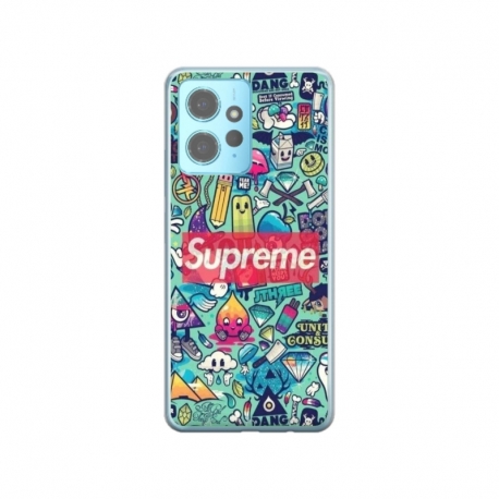 Husa personalizata tip carcasa HQPrint pentru Xiaomi Redmi Note 12 5G, model Supreme, multicolor, S1D1M0360
