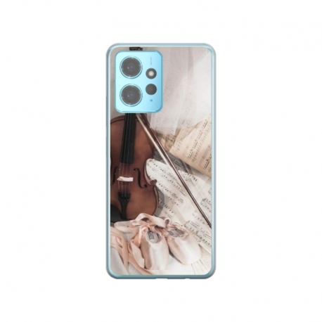 Husa personalizata tip carcasa HQPrint pentru Xiaomi Redmi Note 12 5G, model Violon, multicolor, S1D1M0371