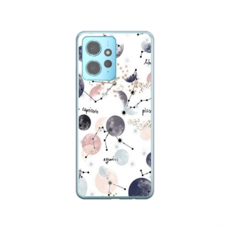 Husa personalizata tip carcasa HQPrint pentru Xiaomi Redmi Note 12 5G, model Abstract 6, multicolor, S1D1M0372
