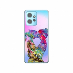 Husa personalizata tip carcasa HQPrint pentru Xiaomi Redmi Note 12 5G, model Colorful Love, multicolor, S1D1M0376