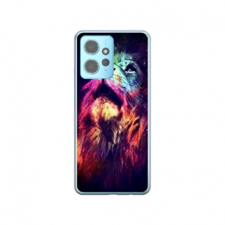 Husa personalizata tip carcasa HQPrint pentru Xiaomi Redmi Note 12 Pro 5G, model Celestial Lion, multicolor, S1D1M0002