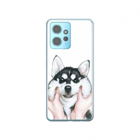 Husa personalizata tip carcasa HQPrint pentru Xiaomi Redmi Note 12 Pro 5G, model Fluffy Dog, multicolor, S1D1M0033
