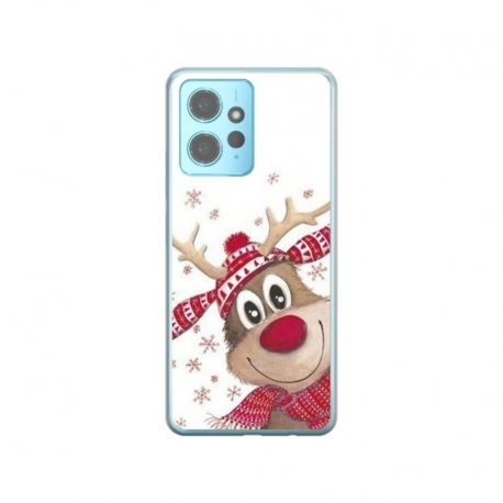 Husa personalizata tip carcasa HQPrint pentru Xiaomi Redmi Note 12 Pro 5G, model Reindeer 3, multicolor, S1D1M0053
