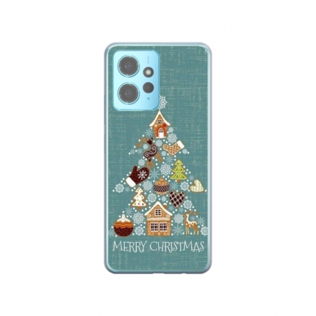 Husa personalizata tip carcasa HQPrint pentru Xiaomi Redmi Note 12 Pro 5G, model Merry Christmas 1, multicolor, S1D1M0056